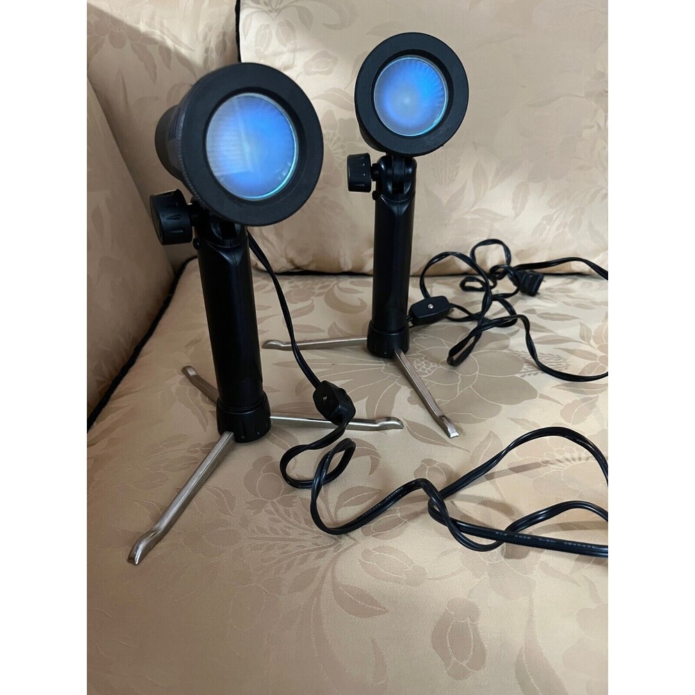 Pair of Photography Lights w/Built in Tripod 9.5‎ Inches Tall